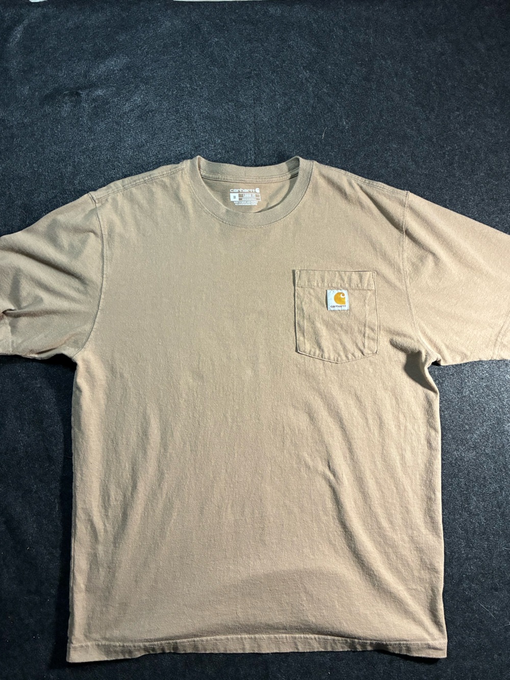 Carhartt Short-Sleeve Pocket Tee in Khaki